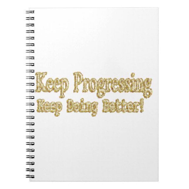 "Behållan gör bättre ifrån sig!" Cute Design. Köp  Anteckningsbok (Framsidan)