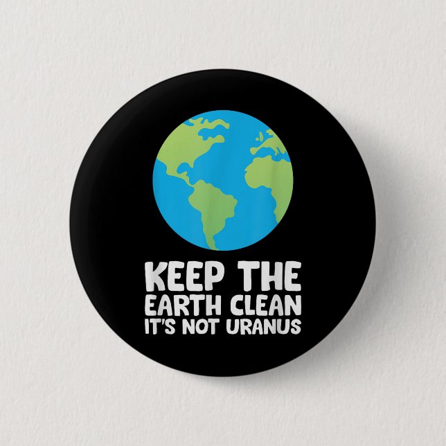 Behållan Jorden renar inte uranus Knapp (Framsida)