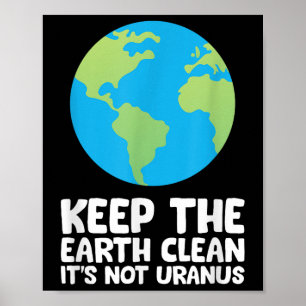 Behållan Jorden renar inte uranus Poster