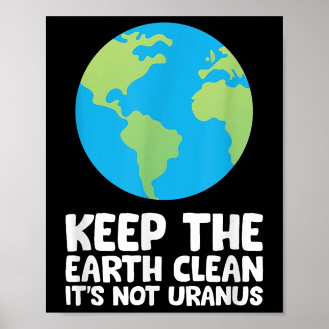 Behållan Jorden renar inte uranus Poster (Framsidan)