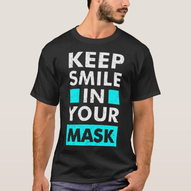 Behållan leker i masken t shirt (Framsida)