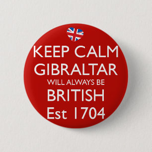 Behållan lugnaa Gibraltar som alltid ska, är det Knapp
