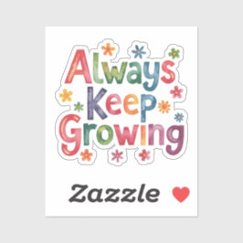 Behållan växer alltid klistermärken