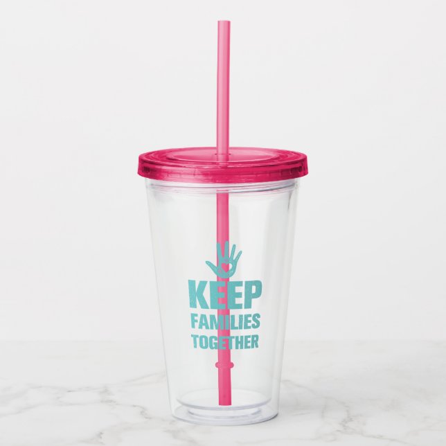 Behållans familjer tillsammans take away mugg (Framsida)