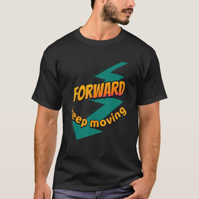 Behållans flytta framåt t shirt (Framsida)