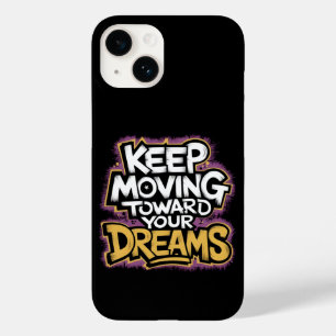 Behållans Flytta till din Dreams Quote Mobile Fodr
