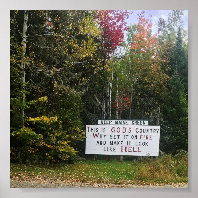 behållans grönt poster (Framsidan)