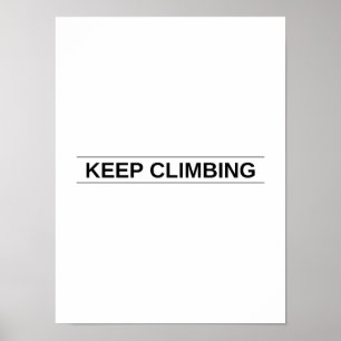 Behållans klättring - Motiverande Poster