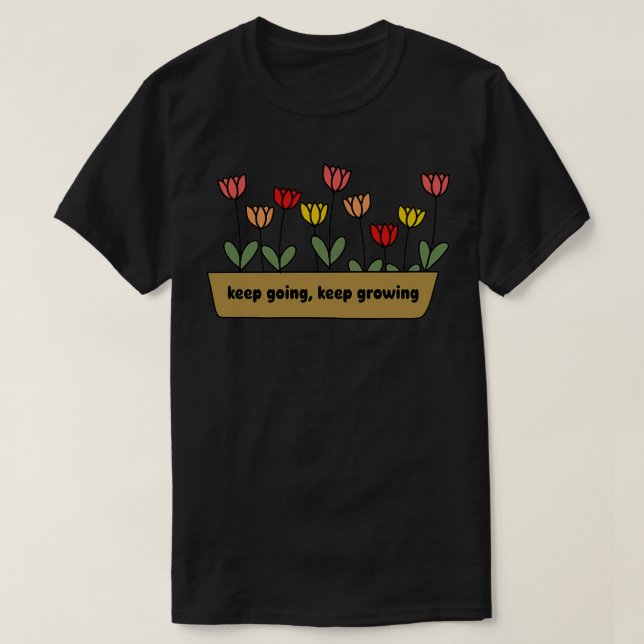 behållans löpande behålla växer 27 t shirt (Design framsida)