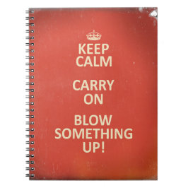 Behållans Lugn Anteckningsbok Med Spiral