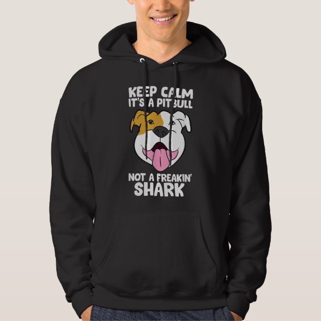 Behållans Lugn är inte en Freakin Shark 169 Hoodie (Framsida)