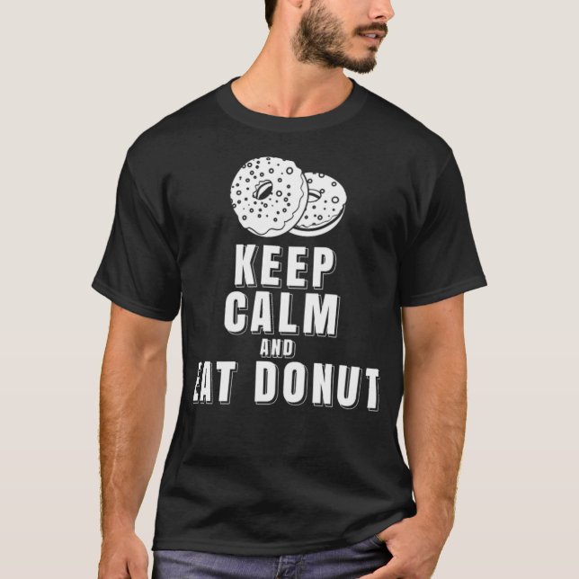 Behållans lugn Ät födelsedag för födelsedagskalend T Shirt (Framsida)