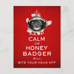 Behållans Lugn, eller Honey badger.. Vykort