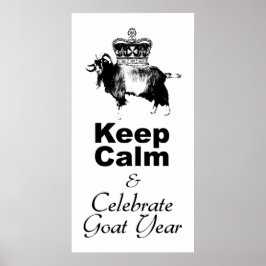 Behållans Lugn firar getår Välj Färg Poster