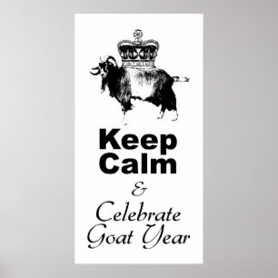 Behållans Lugn firar getår Välj Färg Poster