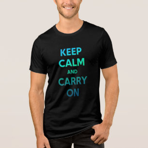 Behållans Lugn för Mörk av blåtoning T Shirt