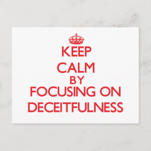 Behållans Lugn genom att fokusera på svek Vykort