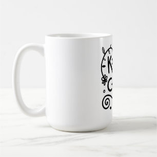 Behållans lugn, graffiti, natur kaffemugg