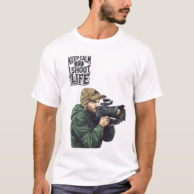 behållans lugn i filmens livslängd t shirt (Framsida)