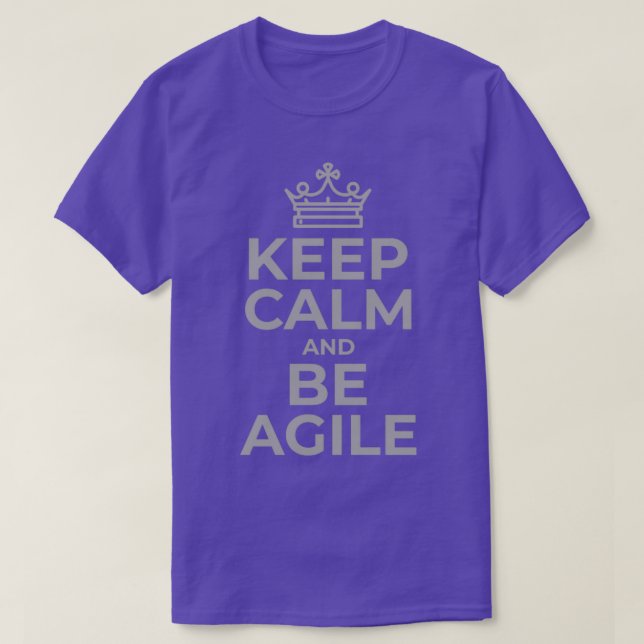 BEHÅLLANS LUGN i GRÅTT T Shirt (Design framsida)