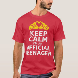 Behållans Lugn Im En Officiell nager 13:e födelsed T Shirt