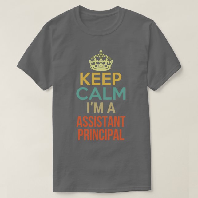 Behållans Lugn Ix27m A Assistant Principal T Shirt (Design framsida)
