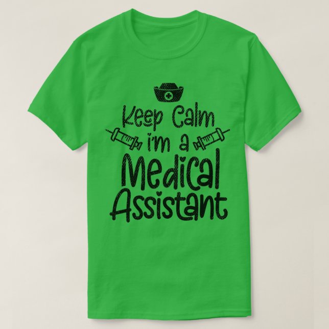 Behållans Lugn Ix27m A Medicinsk assistent 3 T Shirt (Design framsida)
