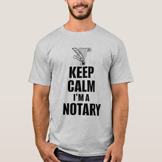 Behållans Lugn Jag är anteckningsbok och antecknin T Shirt (Framsida)