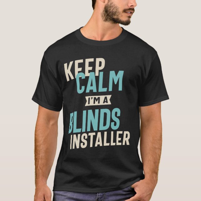 Behållans Lugn Jag är installationsprogram för Bli T Shirt (Framsida)