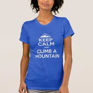 Behållans Lugn klättra i ett berg T-shirt