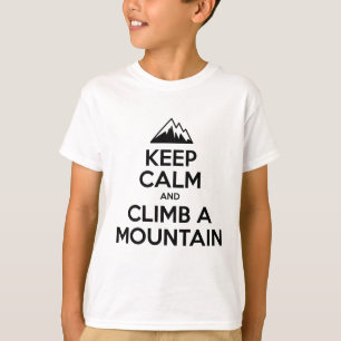 Behållans Lugn klättra i ett berg T Shirt