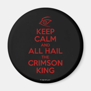 Behållans Lugn med Crimson Kung Magnet