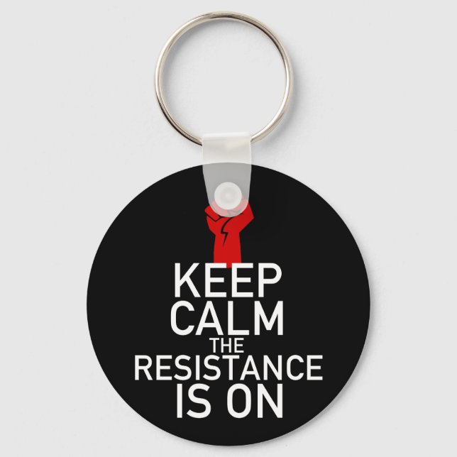 Behållans Lugn Motståndet är på Nyckelring (Framsida)