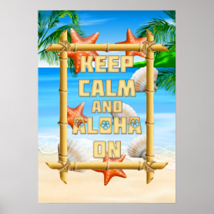 Behållans Lugn och Aloha på Poster