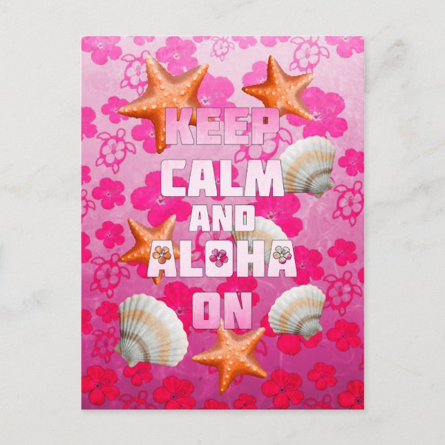 Behållans Lugn och Aloha på Vykort (Framsida)