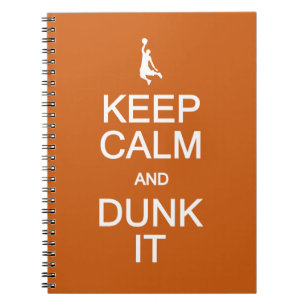 Behållans Lugn och anpassningsbar för Dunk IT- Anteckningsbok Med Spiral