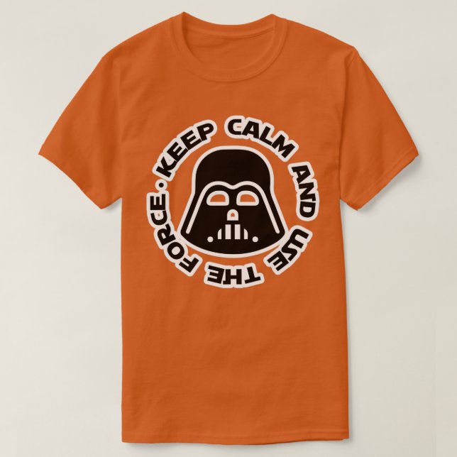 Behållans lugn och använda t shirt (Design framsida)