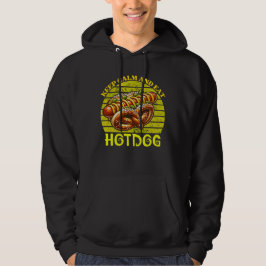 behållans lugn och äta hotdog hoodie