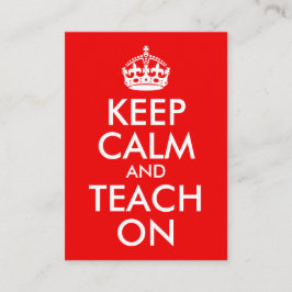 Behållans Lugn och båge på Visitkort