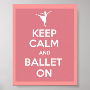 Behållans lugn och balett vid poster