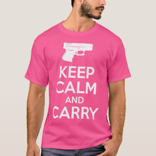 Behållans Lugn och bär - Gun-gåvor - jakt T Shirt