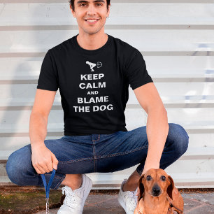 Behållans Lugn och bära Hund Anpassade T-Shirt