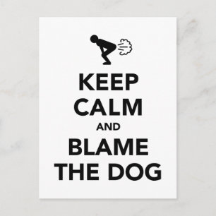 Behållans Lugn och bära Hund Vykort