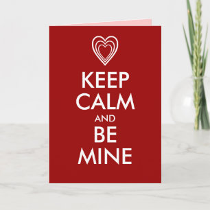 BEHÅLLANS LUGN och BE MINE Helgkort