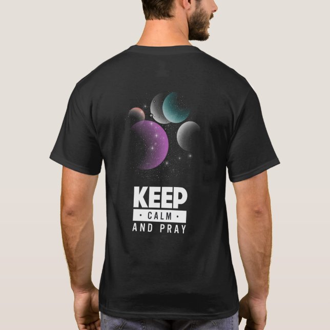 behållans lugn och be t shirt (Baksida)