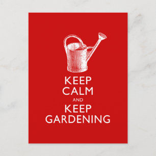 Behållans Lugn och Behålla  Gardeners Funny Vykort