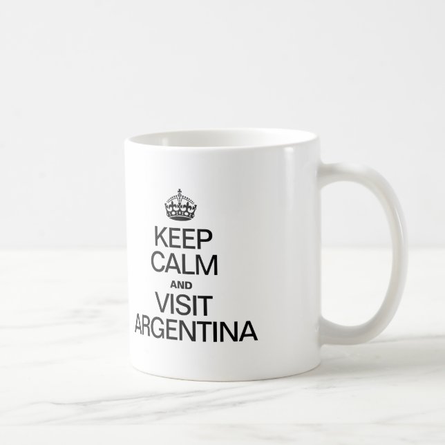 BEHÅLLANS LUGN OCH BESÖK ARGENTINA KAFFEMUGG (Höger)