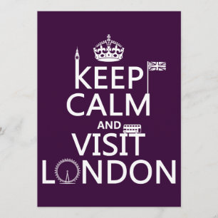 Behållans Lugn och besök i London Inbjudningar