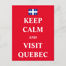 Behållans lugn och besök i Quebec Vykort
