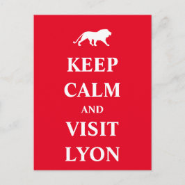 Behållans lugn och besök Lyon Vykort